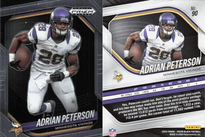 Adrian Peterson 2009 Panini Prizm Black