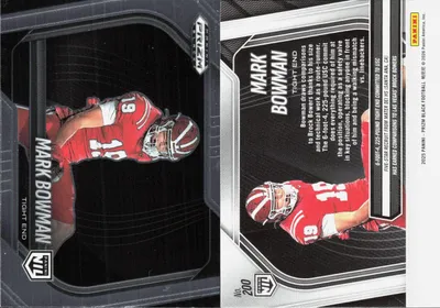 Mark Bowman — 2025 Panini Prizm Black Base Tight End