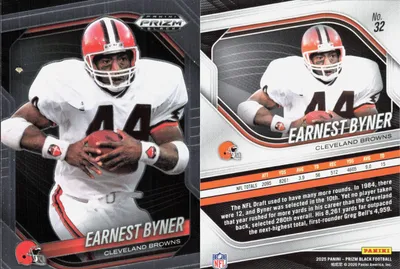 Earnest Byner 2025 Panini Prizm Black