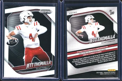 Jett Thomalla — 2025 Panini Prizm Black Prizms Silver