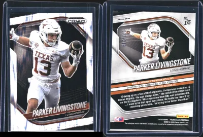Parker Livingstone — 2025 Panini Prizm Black Prizms Skewed
