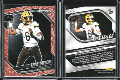 Trae Taylor — 2025 Panini Prizm Black Prizms Football