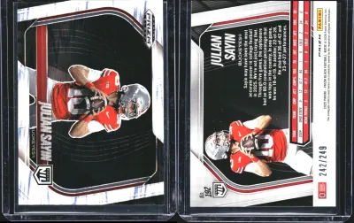 Julian Sayin — 2025 Panini Prizm Black Prizms Skewed