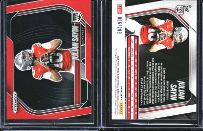 Jujuan Sayin — 2025 Panini Prizm Black Prizms Red