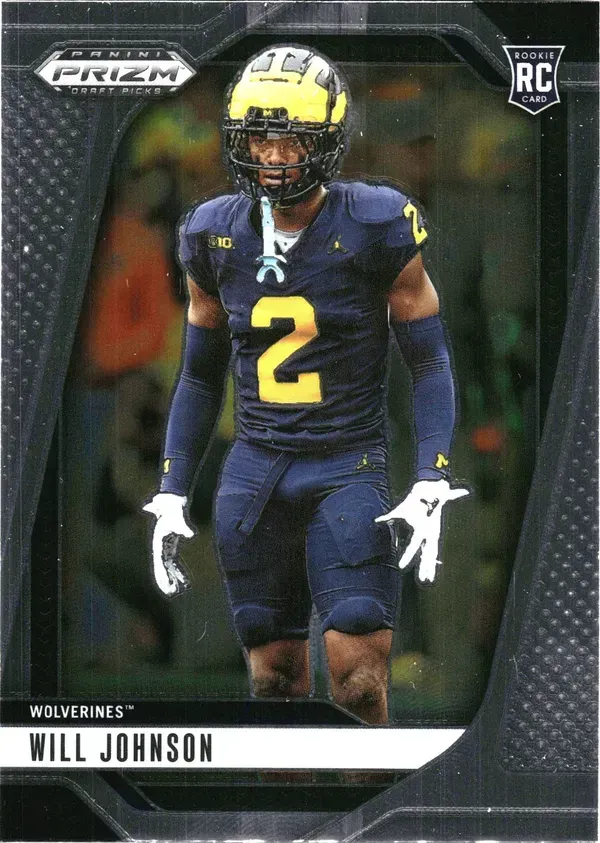 Will Johnson 2025 Panini Prizm Draft Picks