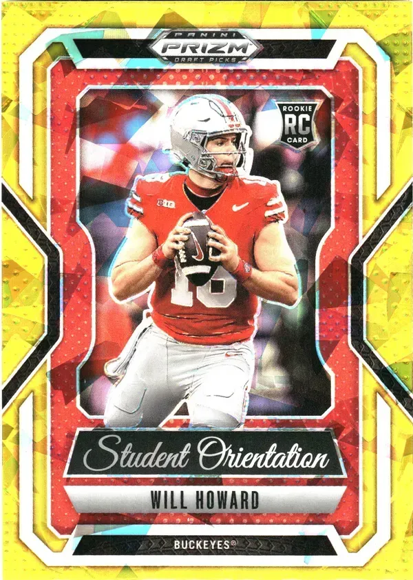 Will Howard 2025 Panini Prizm Draft Picks