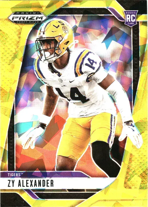 Zy Alexander — 2025 Panini Prizm Draft Picks Prizms Gold Ice