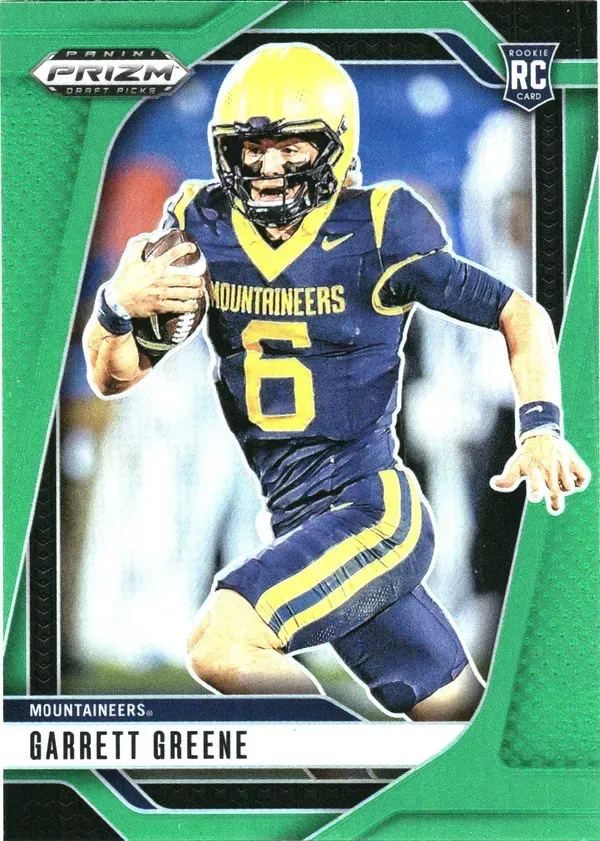 Garrett Greene — 2025 Panini Prizm Draft Picks Prizms Green