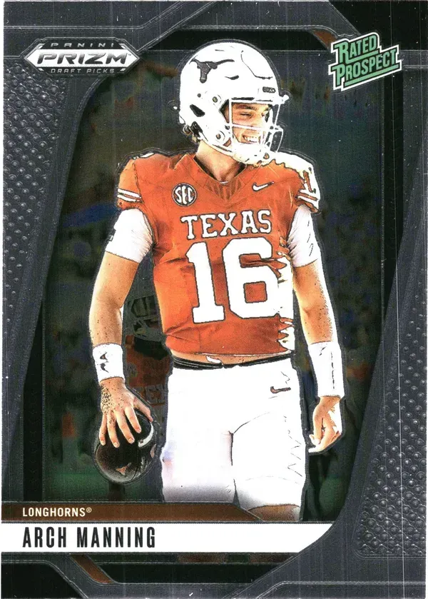 Arch Manning 2025 Panini Prizm Draft Picks