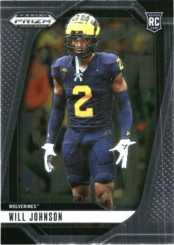 Will Johnson 2025 Panini Prizm Draft Picks