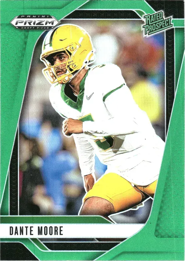 Dante Moore — 2025 Panini Prizm Draft Picks Prizms Green