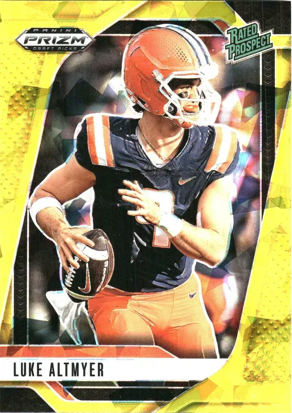 Luke Altmyer 2025 Panini Prizm Draft Picks