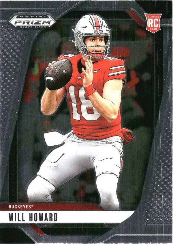 Will Howard 2025 Panini Prizm Draft Picks