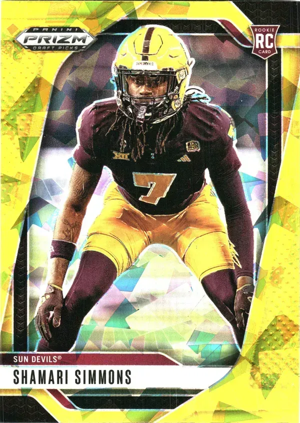 Shamari Simmons 2025 Panini Prizm Draft Picks