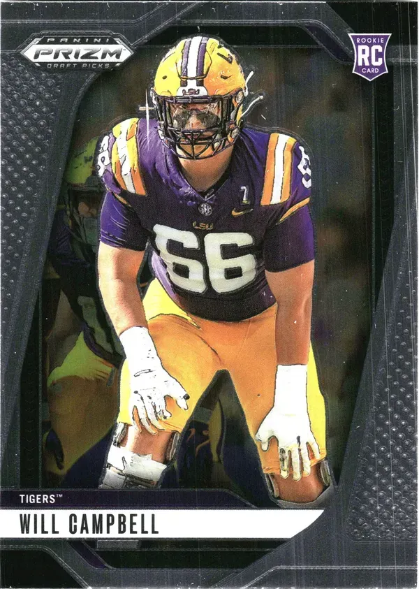 Will Campbell 2025 Panini Prizm Draft Picks