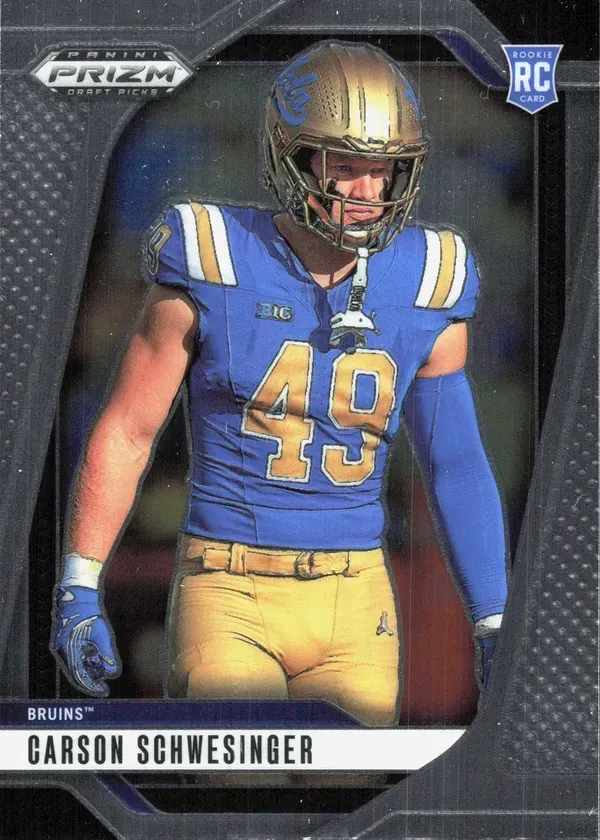 Carson Schwesinger 2025 Panini Prizm Draft Picks