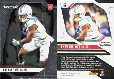 Antwane Wells Jr. — 2025 Panini Prizm Draft Picks