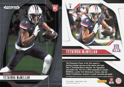 Tetairoa McMillan 2025 Panini Prizm Draft Picks