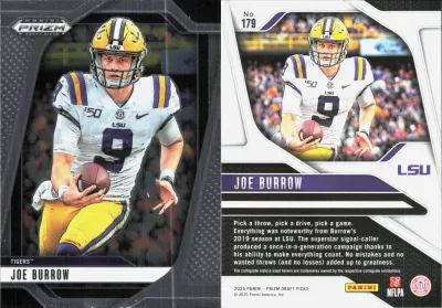 Joe Burrow 2025 Panini Prizm Draft Picks