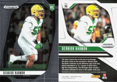Derrick Harmon 2025 Panini Prizm Draft Picks