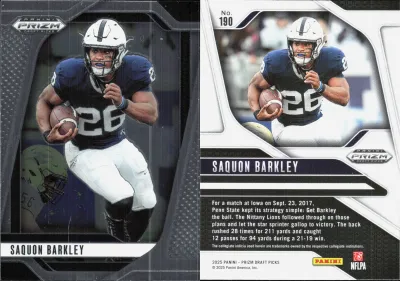 Saquon Barkley 2025 Panini Prizm Draft Picks