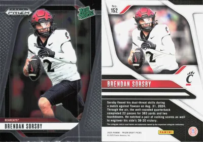 Brendan Sorsby — 2025 Panini Prizm Draft Picks