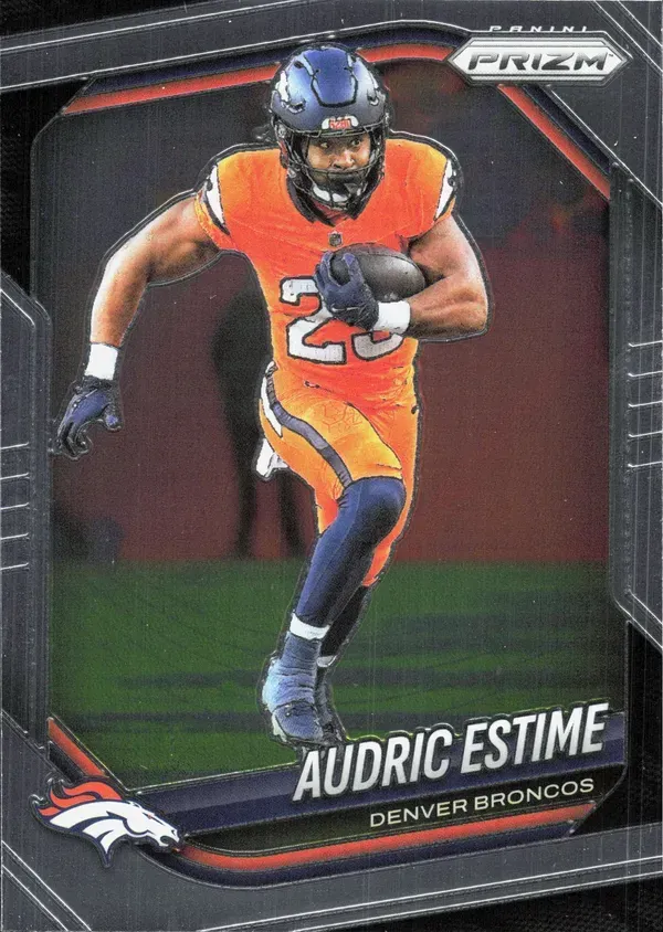 Audric Estime 2025 Panini Prizm