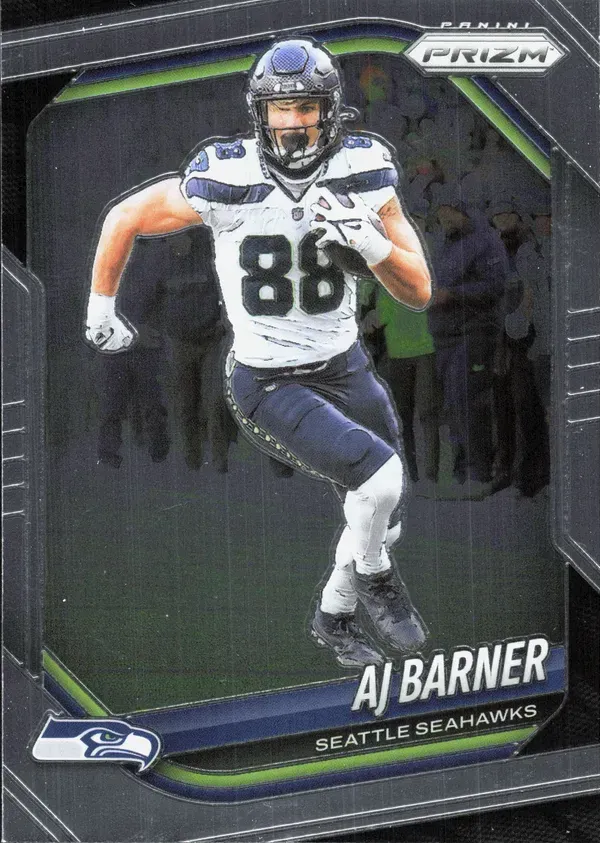 AJ Barner 2025 Panini Prizm