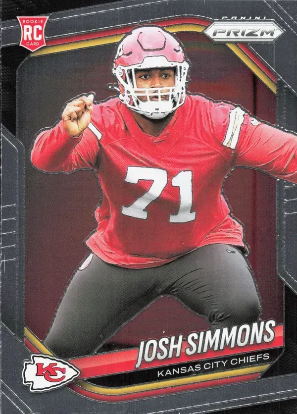 Josh Simmons 2025 Panini Prizm
