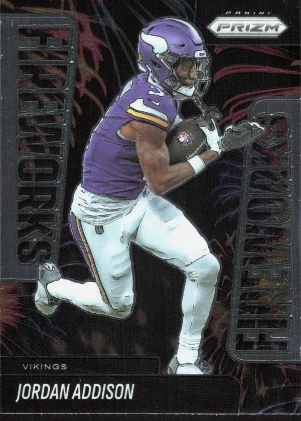 Jordan Addison 2025 Panini Prizm