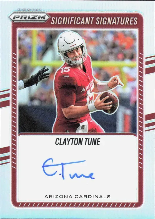 Clayton Tune — 2025 Panini Prizm Prizm Silver