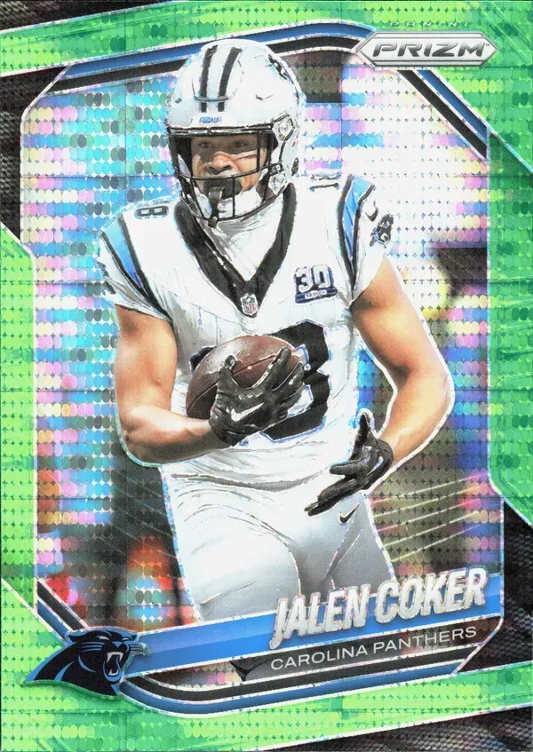 Jalen Coker 2025 Panini Prizm