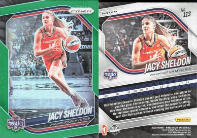 Jacy Sheldon — 2025 Panini Prizm Green Prizm