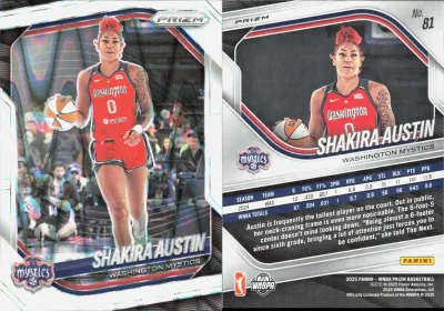 Shakira Austin — 2025 Panini Prizm White Seismic Prizm