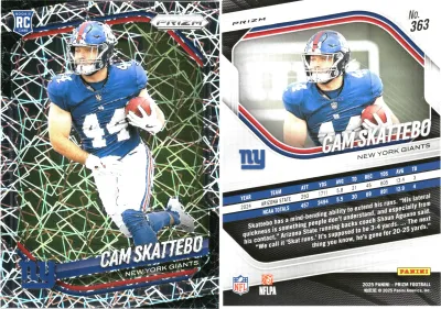 Cam Skattebo 2025 Panini Prizm