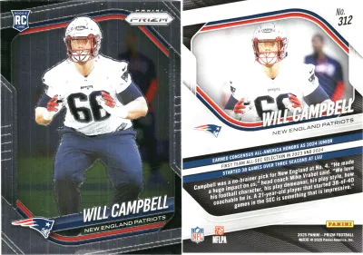 Will Campbell 2025 Panini Prizm