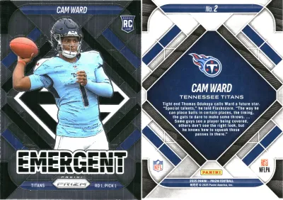 Cam Ward 2025 Panini Prizm