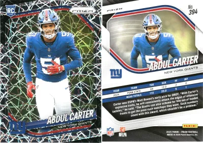 Abdul Carter 2025 Panini Prizm