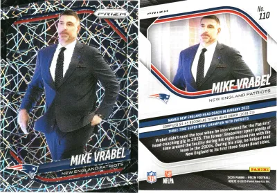 Mike Vrabel — 2025 Panini Prizm Prizm Lazer