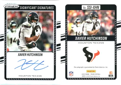 Xavier Hutchinson — 2025 Panini Prizm