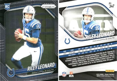 Riley Leonard 2025 Panini Prizm