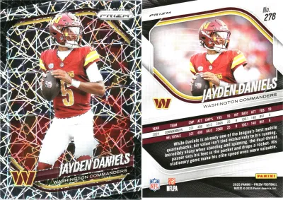 Jayden Daniels 2025 Panini Prizm