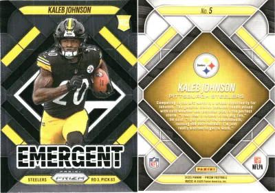 Kaleb Johnson 2025 Panini Prizm