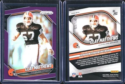 Clay Matthews — 2025 Panini Prizm Prizm Purple