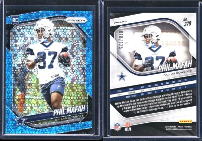 Phil Mafah — 2025 Panini Prizm Prizm No Huddle Blue