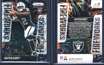 Ashton Jeanty 2025 Panini Prizm