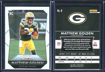 Matthew Golden 2025 Panini Prizm