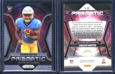 Omarion Hampton 2025 Panini Prizm