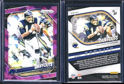Dan Fouts — 2025 Panini Prizm Prizm Purple Ice