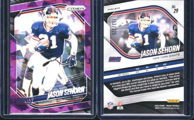 Jason Sehorn — 2025 Panini Prizm Prizm Purple Ice